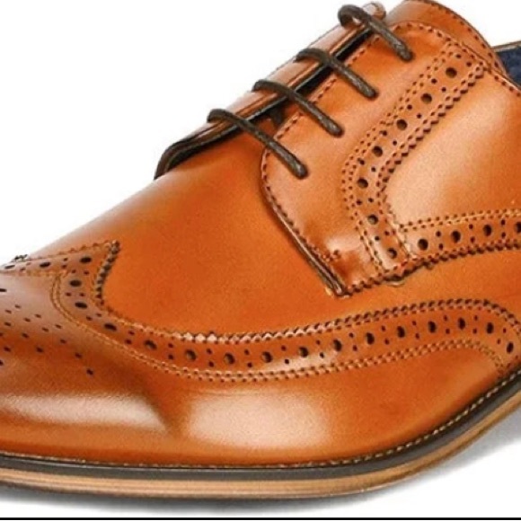 bruno marc Other - Bruno Marc Men's Leather Lined Dress Oxfords Shoes-NWT (Brown) Size 12